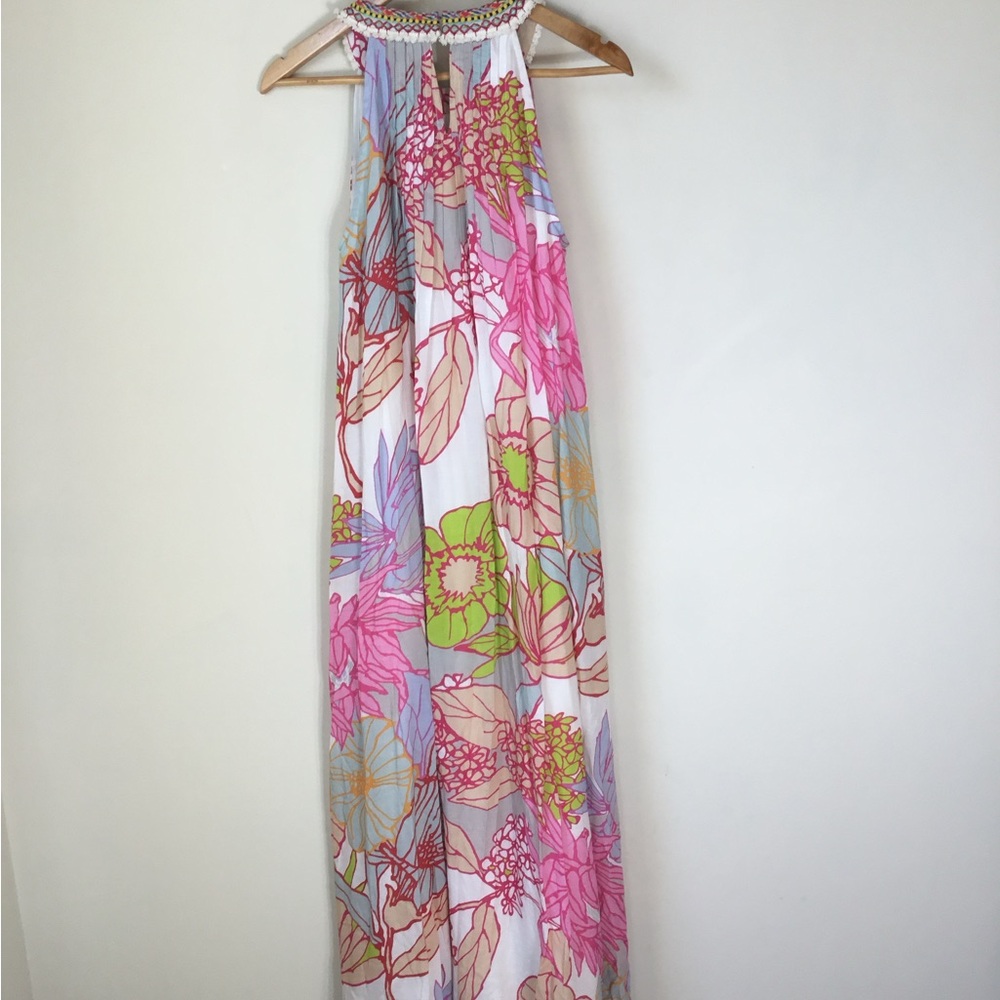 Ranna Gill Halter embellished Maxi Dress - Picture 3 of 7